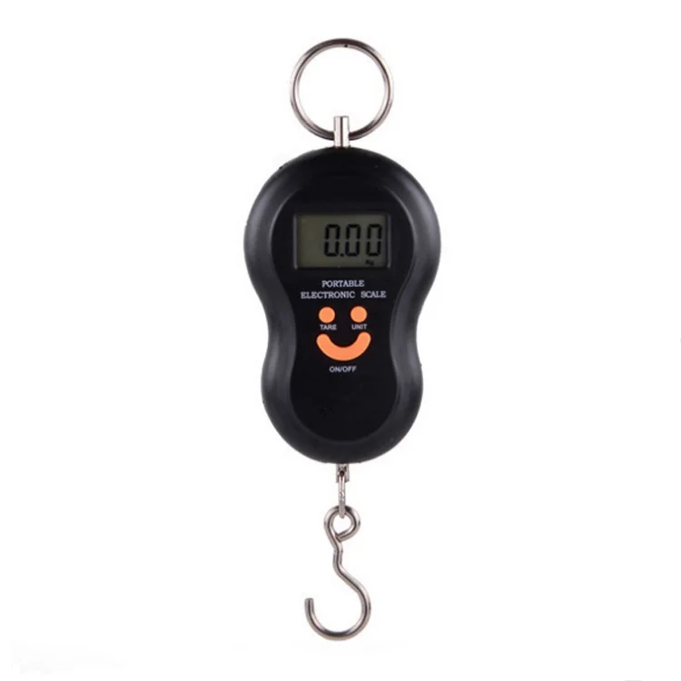 Цифровые весы для багажа с ЖК-дисплеем 50 кг в форме тыквы недорогие крючком