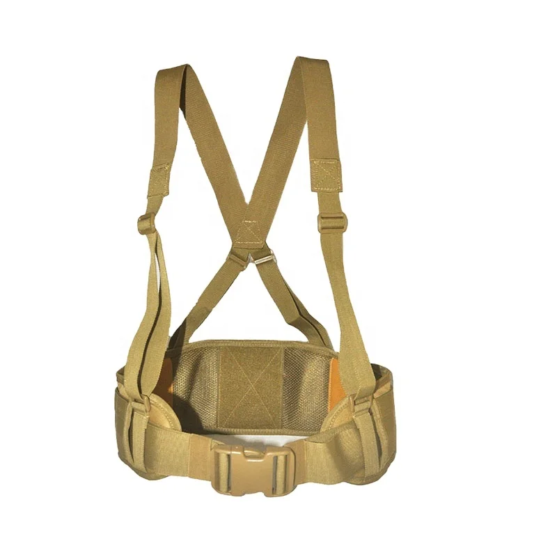 Оборудование для личной безопасности, тактический тренировочный ремень цвета хаки из ткани Оксфорд для одежды