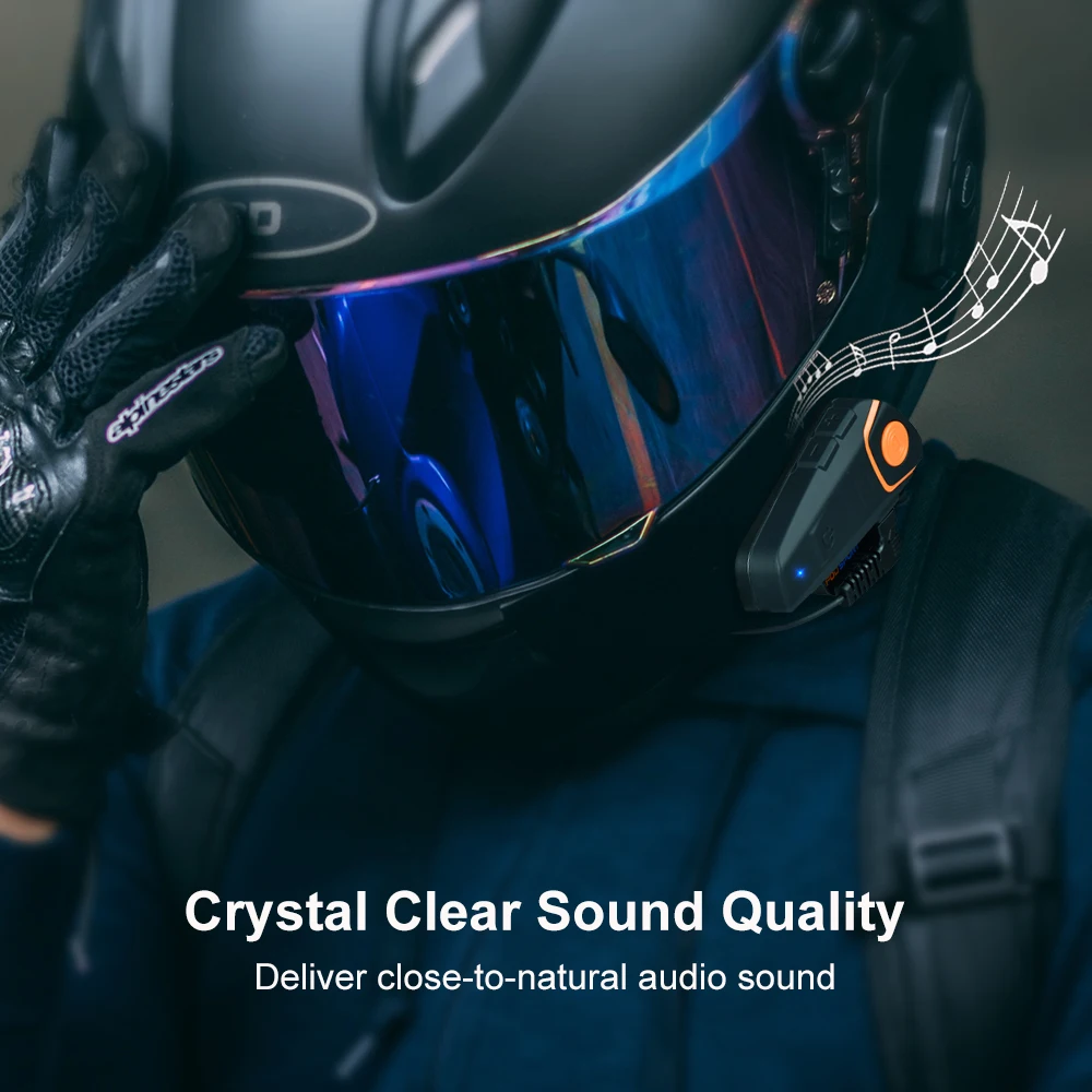  Fodsports BT-S2 1000 м FM шлем гарнитура для внутренней телефонной связи мотоцикла система по Bluetooth с Жесткий