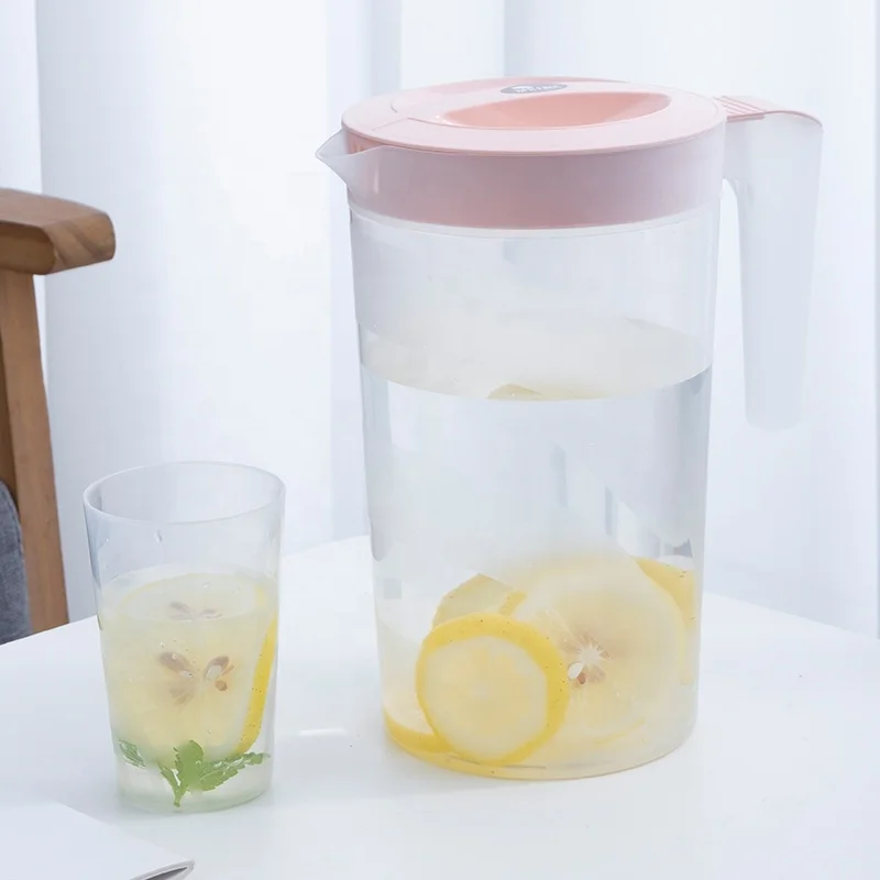 Wholesale price water pitcher 2L pitcher set plastic jugs 2.5L juice jug water pitcher filter water jug set with filter spout