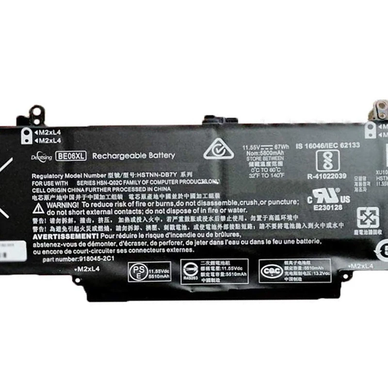 Hot 67Wh 11.55V Original Laptop Battery BE06XL for HP BE06XL 1040 G4 918045-2C1 HSTNN-DB7Y HSTNN-IB7V battery laptop