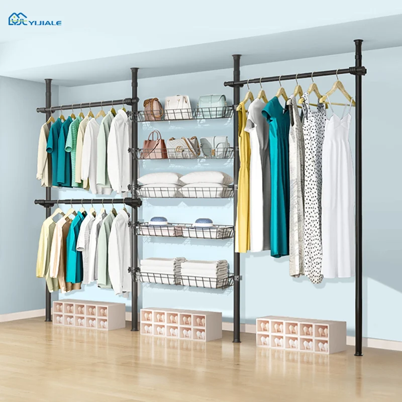 High Quality Cheap Popular Bedroom Buy I-shaped Doorless Simple Design New Modern Wardrobes Closet