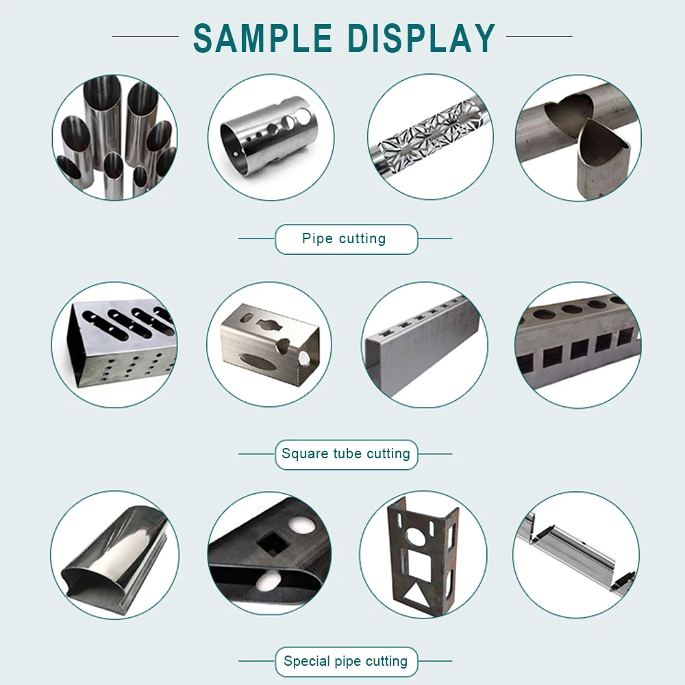 Rayther Laser Heavy Duty Tube Laser Cutter Automatic Loading System Fiber Laser Cutting Machine