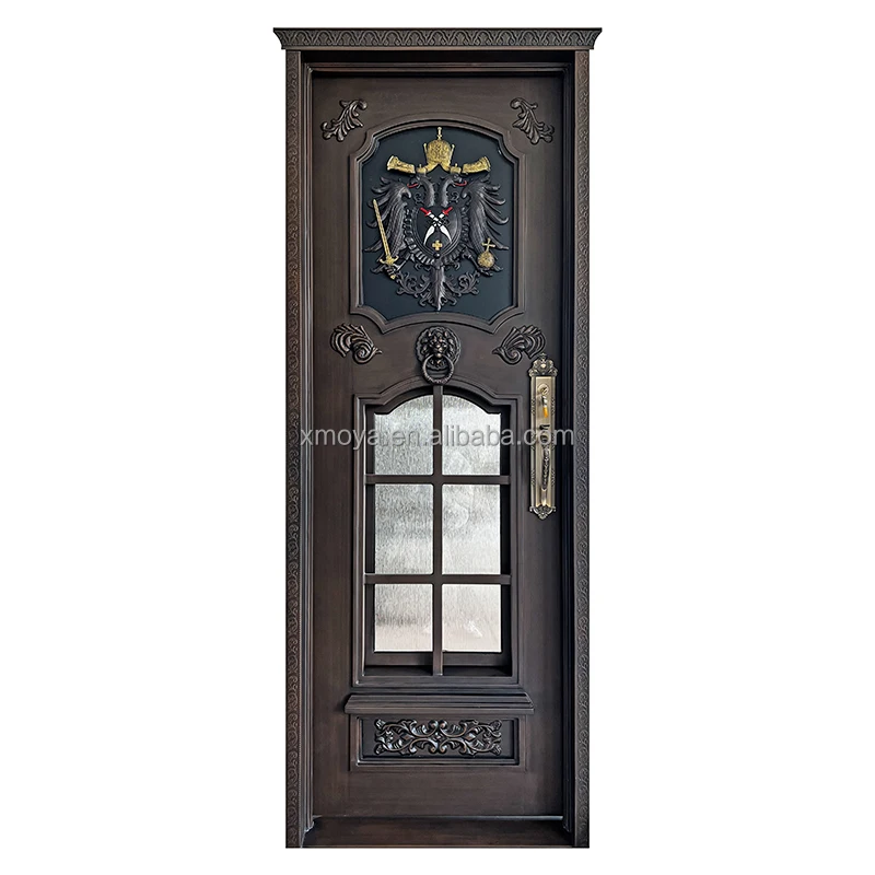 Metal front entry doors for houses modern exterior steel Entry doors security exterior iron doors entrance wrought