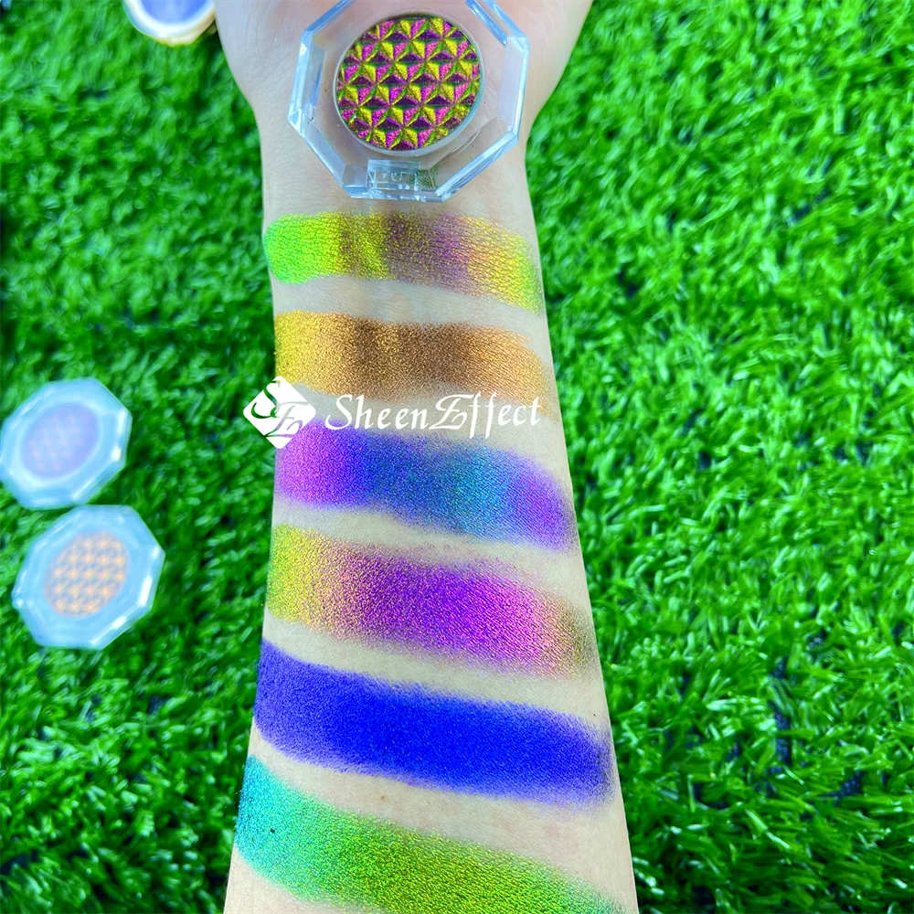 Night cub queen makeup private label custom logo brand 12 colors high pigment vegan eyeshadow palette multichrome eyeshadow