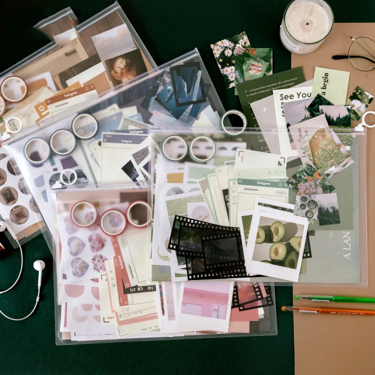 Photo Album Material Paper Washi Tape Sticker Set Art Craft Paper For Scrapbooking Diary Gifts and Crafts Sticky Notes Memo Pad
