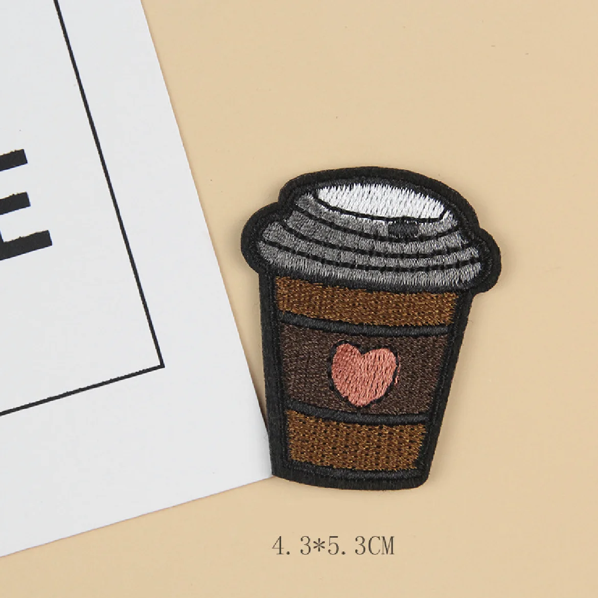 Stock High Quality Desserts Ice Cream Coffee Bread Cookie Embroidered Patches Custom Iron On Badge For Jacket Shirt Hat Shoes