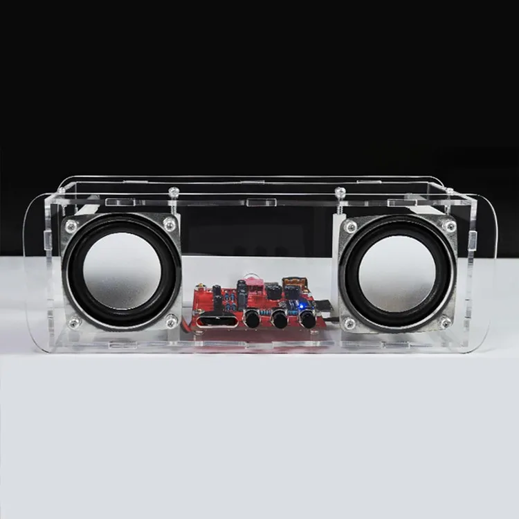 Easy to use, excellent and portable acrylic speaker box for speech
