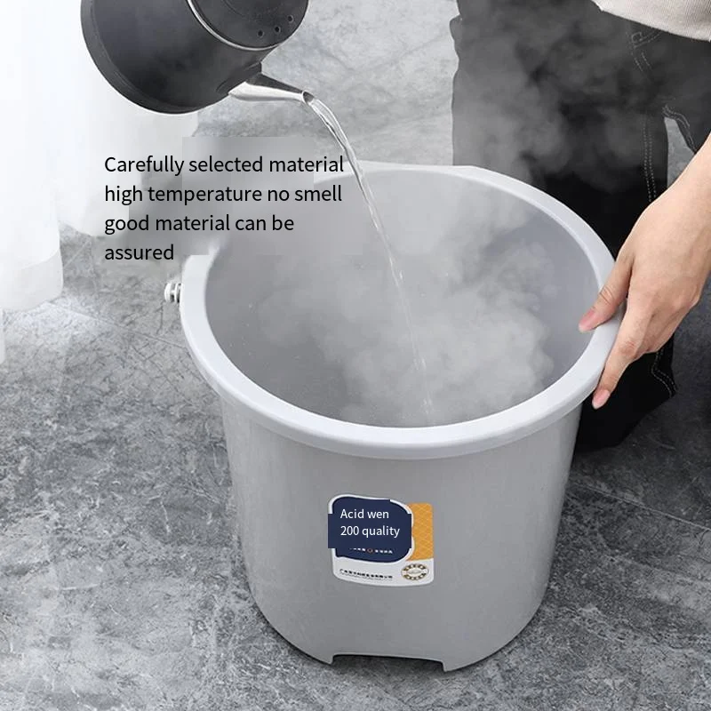 Wholesale round Plastic Household Washing Bucket with Handle 25L Large Capacity PP Material for Kitchen and Outdoor Use