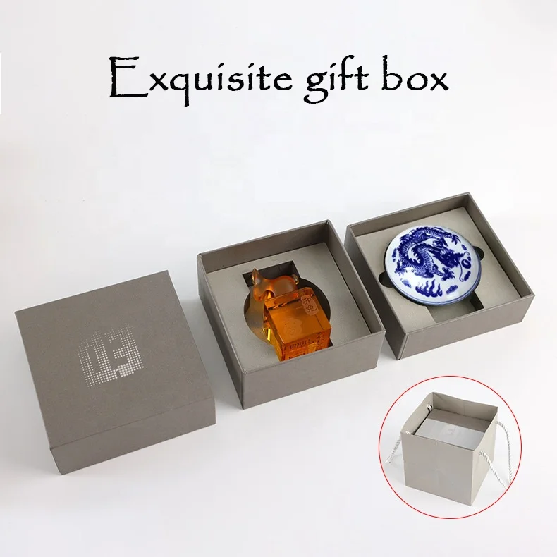 Jadevertu color glaze liuli souvenir tiger crystal decoration tiger glass decoration pet souvenir