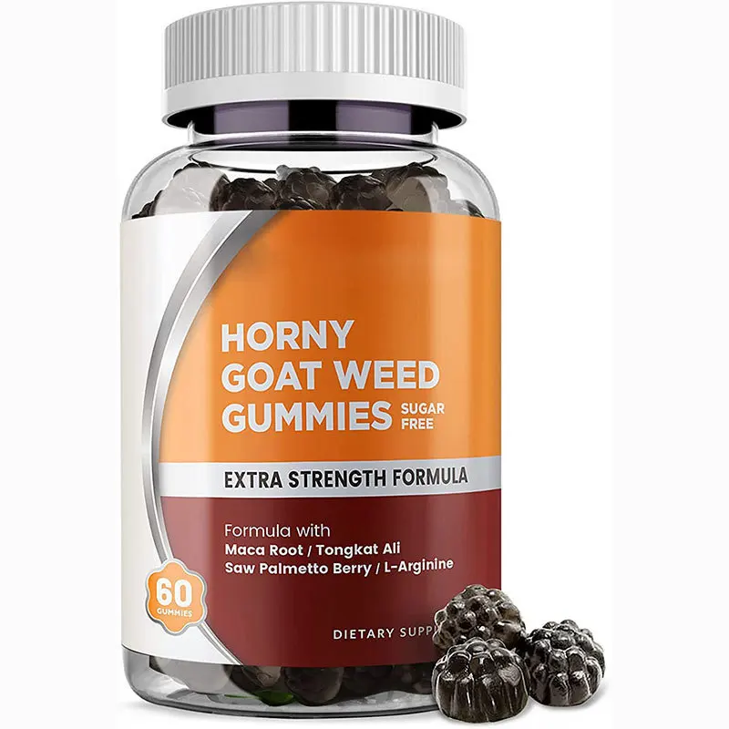 Factory direct sales OEM to improve sexual performance man and women universal keratinized horny goat weed gummies