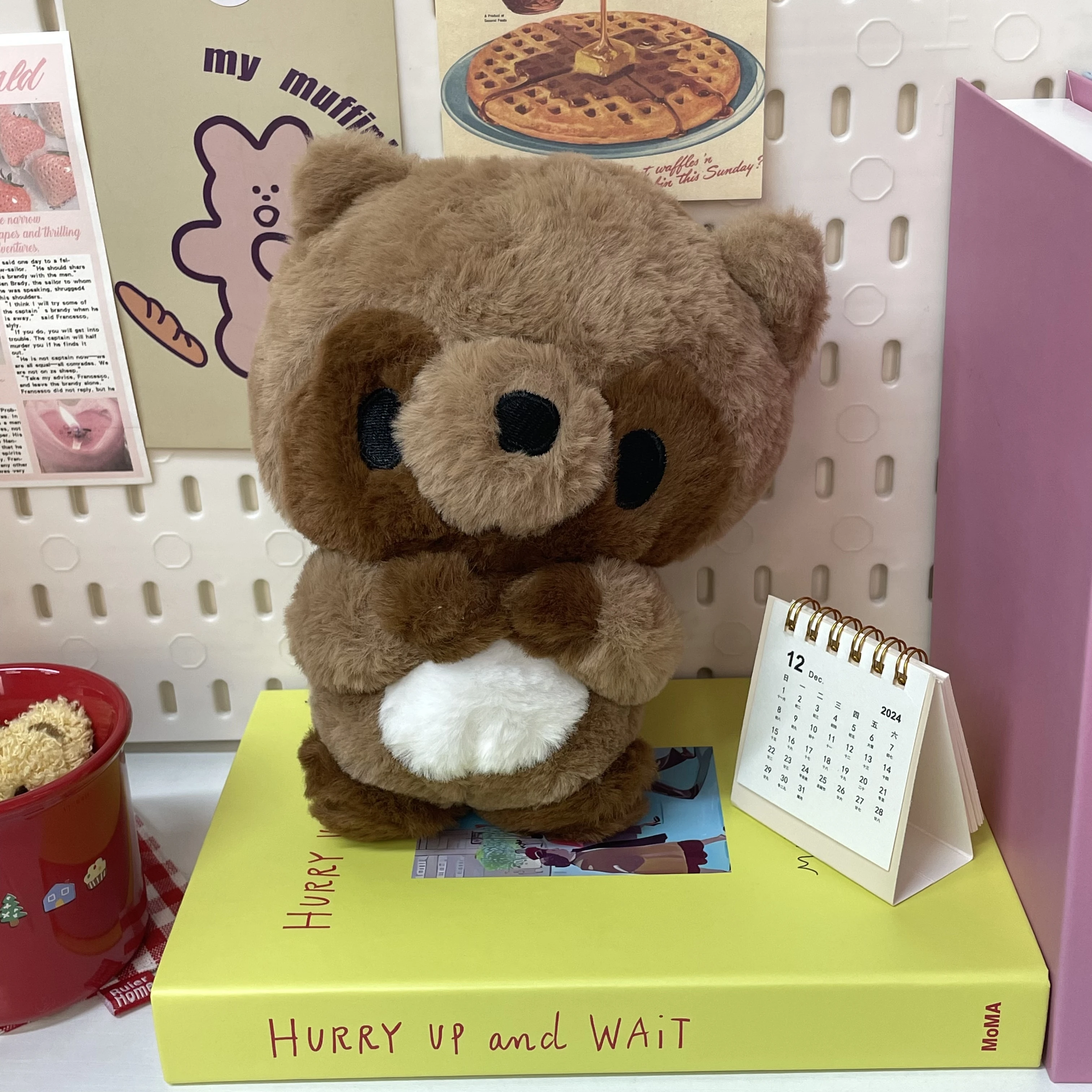 Factory wholesale 24cm 100% polyester plush toy brown beaver stuffed animal plush toy for gifts