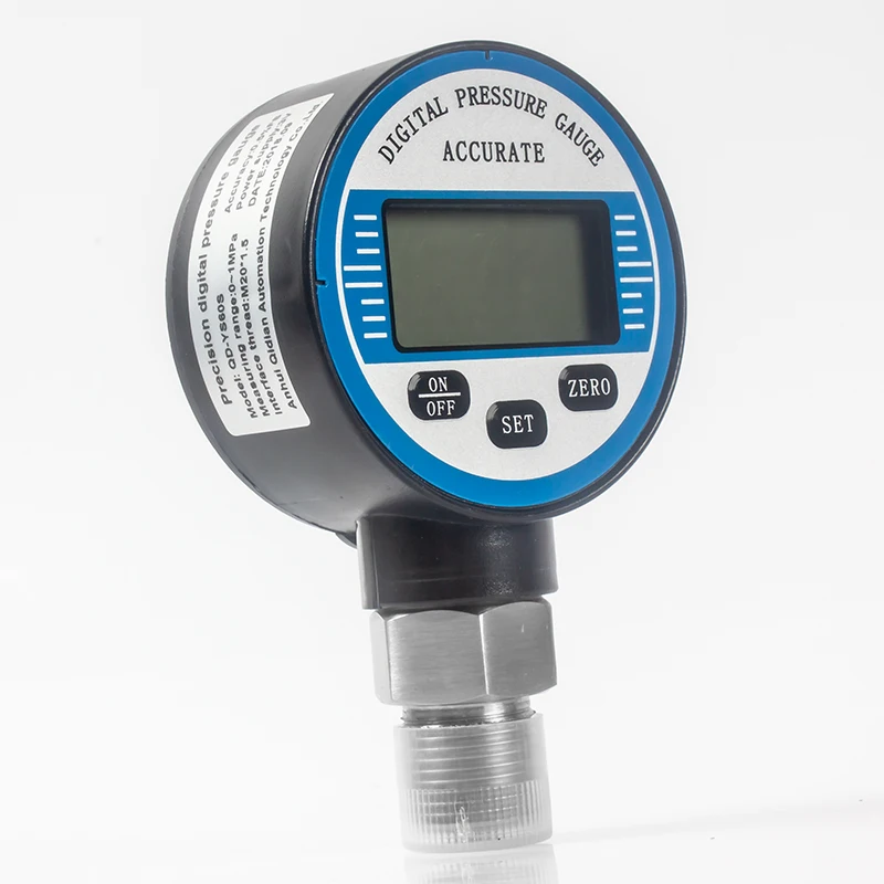 High stability digital display gas test electric contact temperature pressure gauge