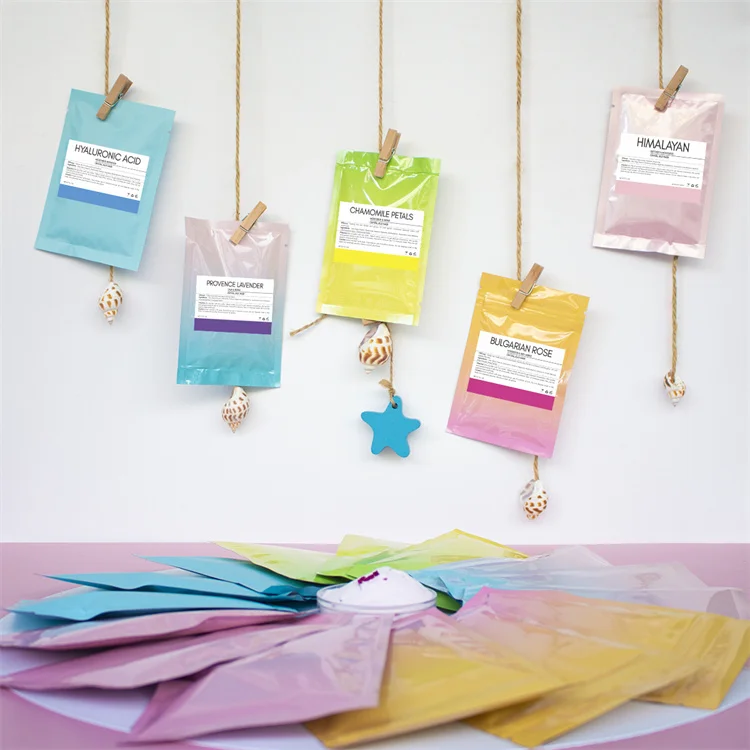 oem glow hydra rose face mask jelly 100g private label hydro turmeric jelly face mask powder