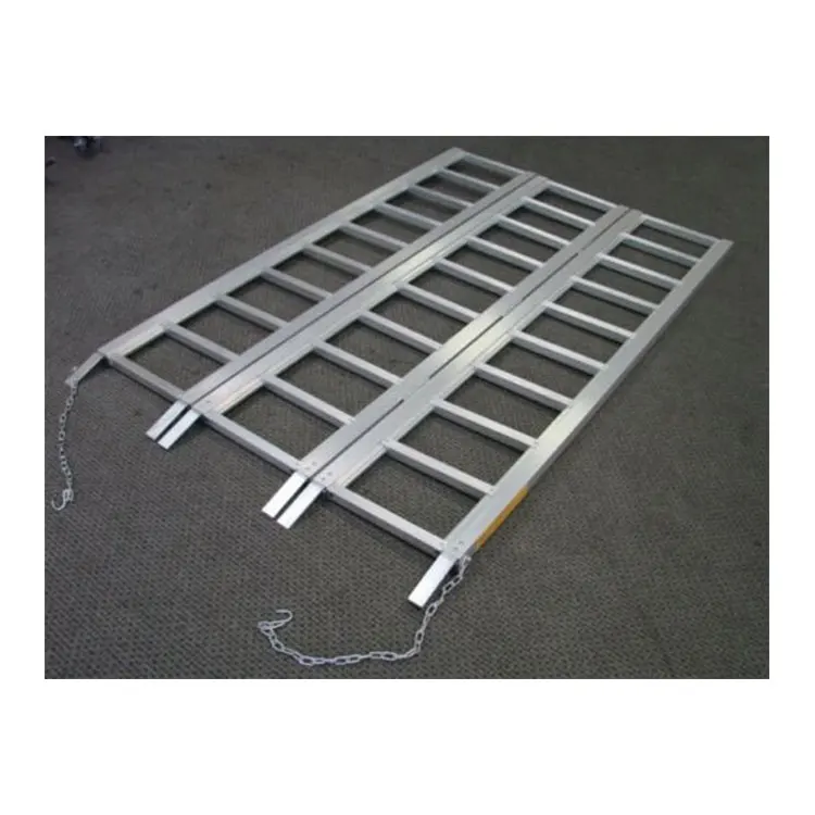 1500 LBS  Tri-Fold Folding Motorcycle ATV Aluminum Loading Ramp Snowmobile Lawn Trailer