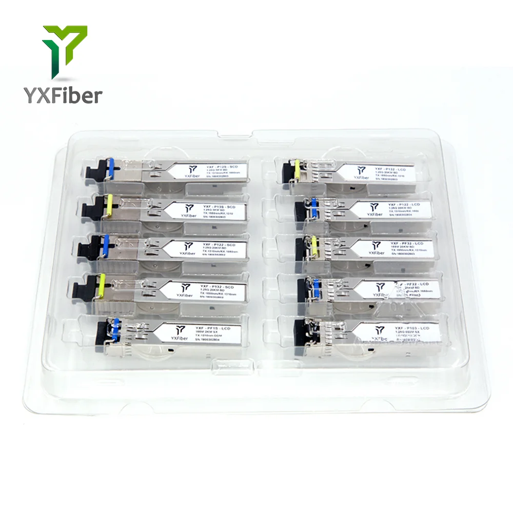 20 км SMF SC модуль 1 25 г ГБ/s tx1550nm bidi sfp wdm модули eSFP оптический
