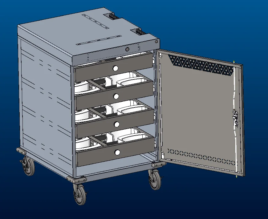 Manufacturer Supplier VR Charge Cabinet Box Cart Suitcase OEM Customized Accept