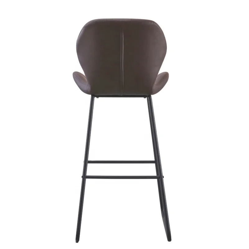Hot New Products Modern PU Bar Stools With High Quality Metal Frame High Legs For Apartment Use