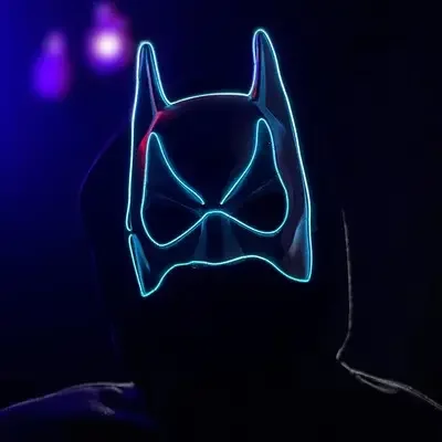 Лидер продаж маски Marvel Super Hero светодиодные для Хэллоуина косплей Проволочная маска костюмы