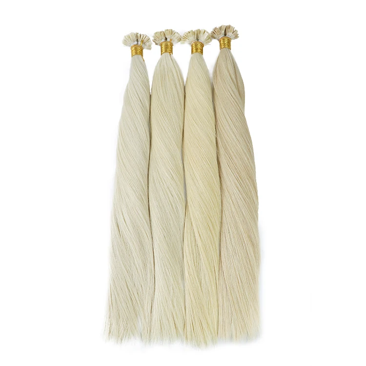 Double Drawn Russian Virgin Human Pre Bonded Hair Micro Itip Utip Nano Flat Keratin Hair Extensions