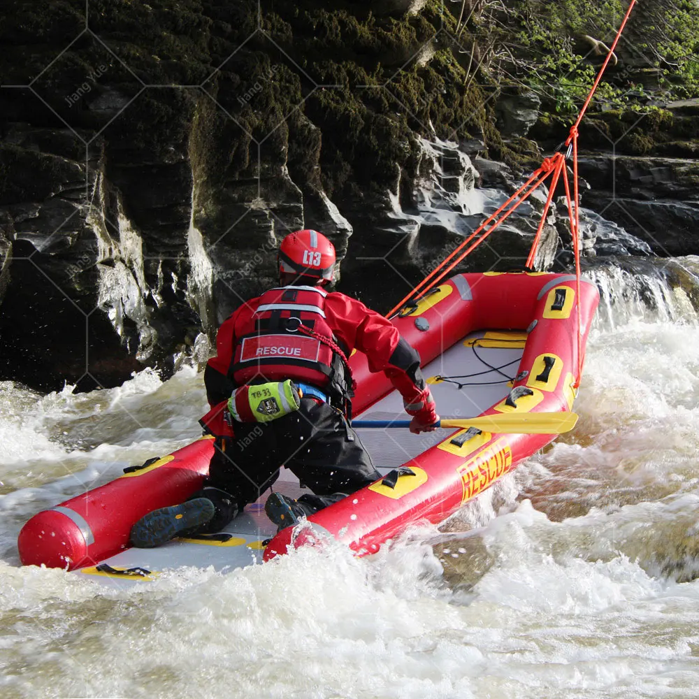 High Quality Inflatable DWF Rescue Craft Fishing Inflatable Rescue Sled Fishing Boat With Sled Paddle