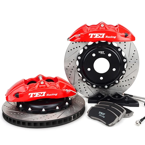 Audi A4 BBK большой тормозной комплект 4 поршня P40NS с 355*28 мм с дисковый тормоз ротора отверстиями и шлицевая 18 дюймов колеса