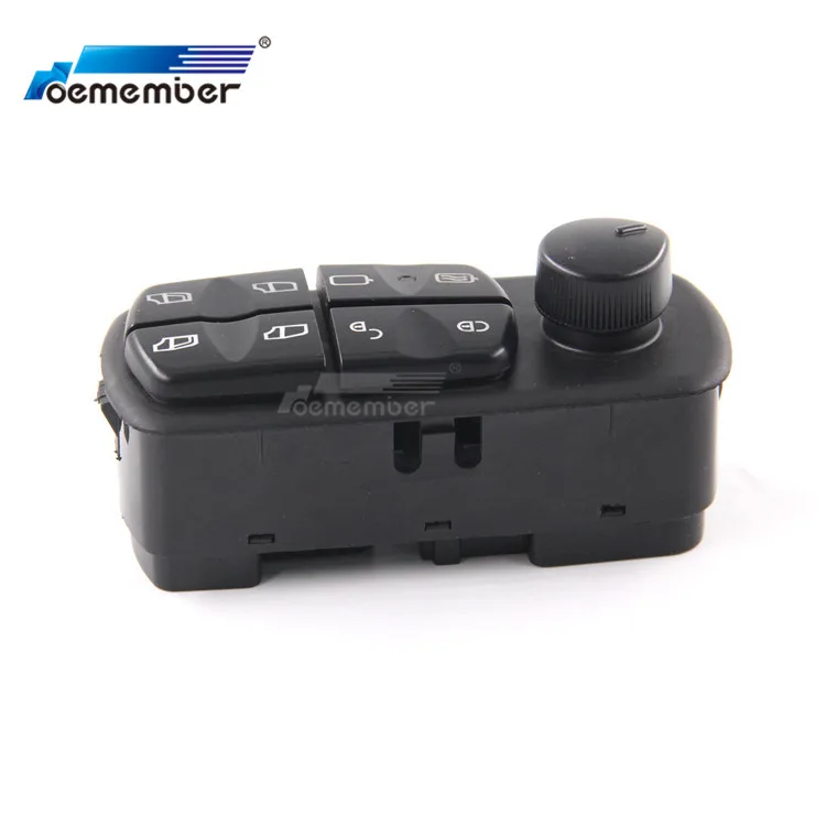 Oemember 0055452813 A0045455913 Heavy Duty Truck  Door Master Electric Power Window Regulator Lifter Control Switch For BENZ