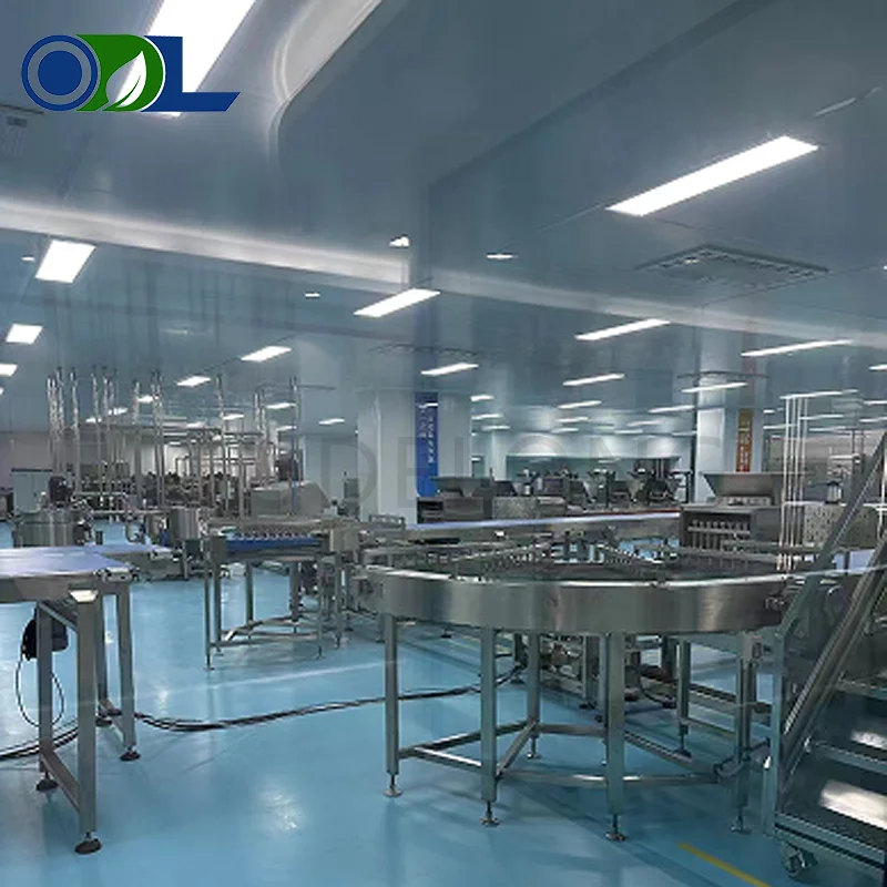 Modular Design Clean Room with Stainless Steel Panel adjustable wheel and curtains FFUs air shower Air filter