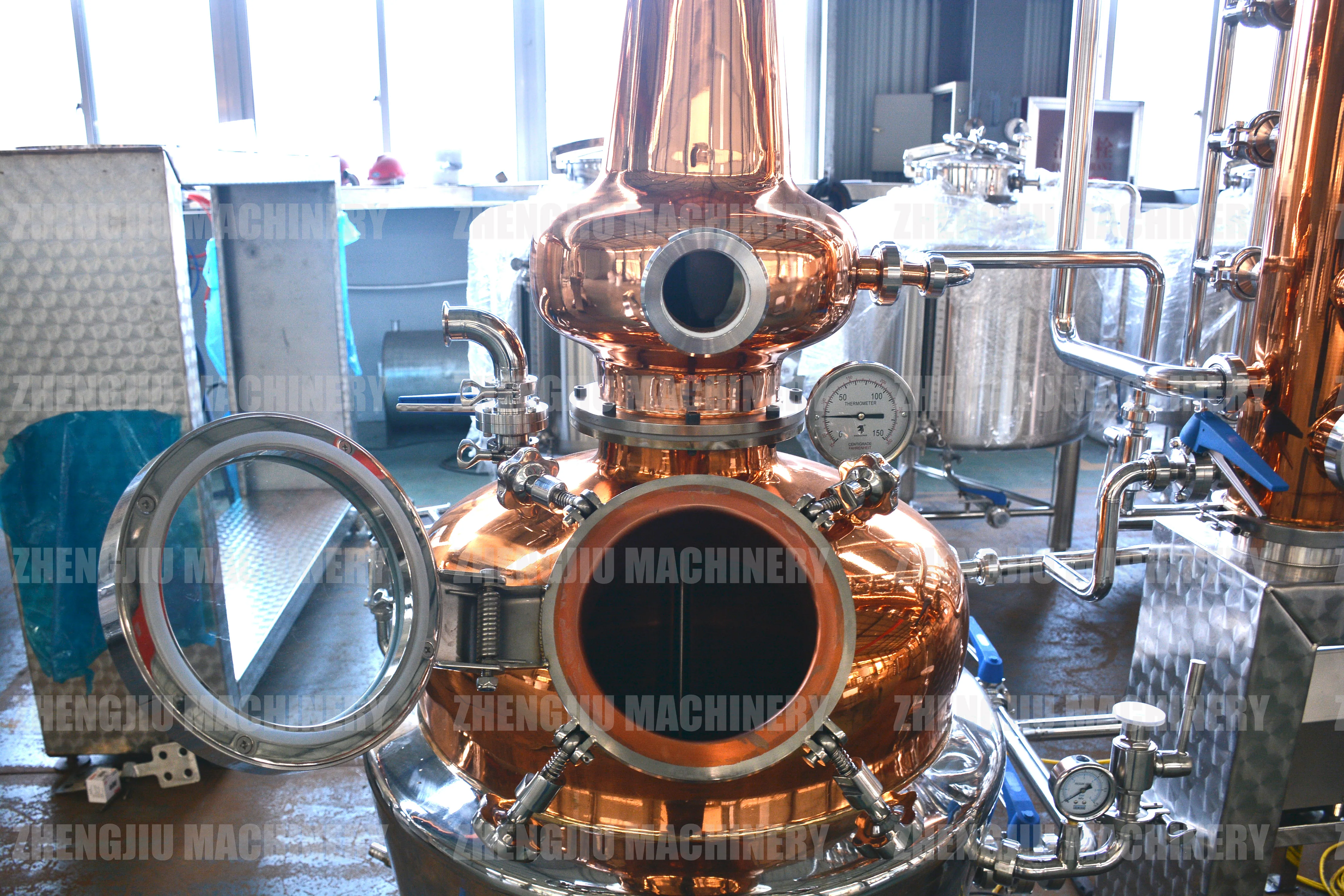 whiskey stills copper moonshine alcohol production equipment Hot sale ZJ factory distillery machinery