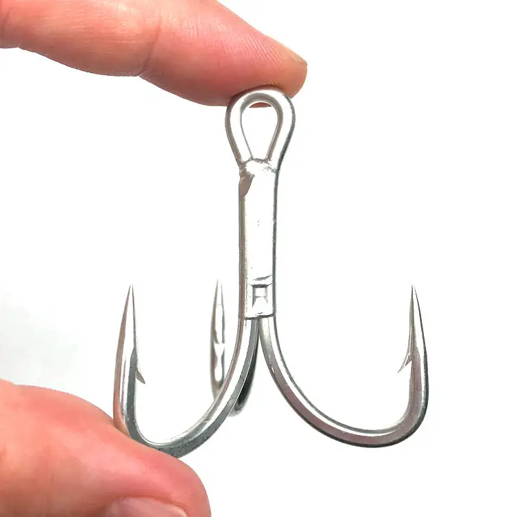 Hot sale fishing hooks carbon steel strong fish hooks triangle hooks marine 1000pcs/bag