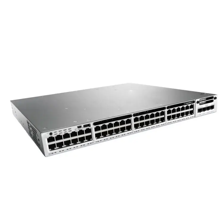 High performance ciscos 9300 series network switch 48 port POE C9300-48P-E C9300-48T-A industrial network switches
