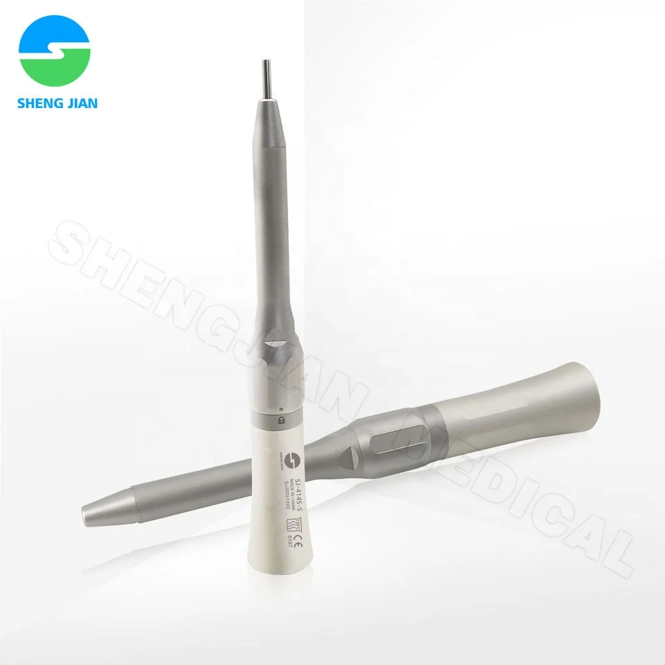 LXG197 SHENGJIAN Low Speed Handpiece 45 Degree LED Contra Angle Straight Dental Implant Motor dental handpiece