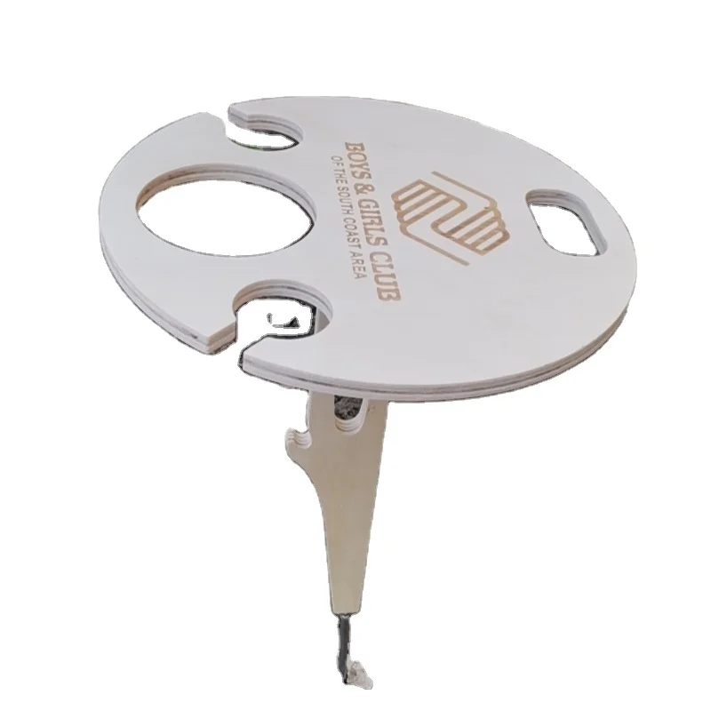 Folding lawn beach Wine rack wooden Wine rack Outdoor Wine Table