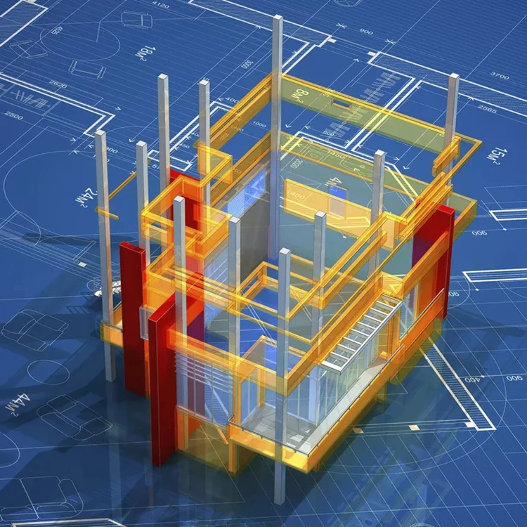 Factory Sale Architectural Design Model Apartment Building Information Modeling Design Service