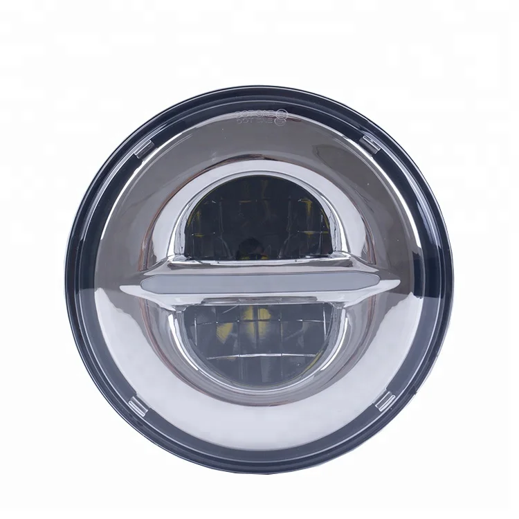 Новый с DRL Янтарный дальнего света для jeep wrangler jk 50 Вт высокий низкий пучок chrome Фары