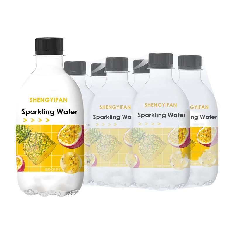 Wholesale Custom personal label 280ml mini bottle sugar free soft drinks fruit flavour sparkling water