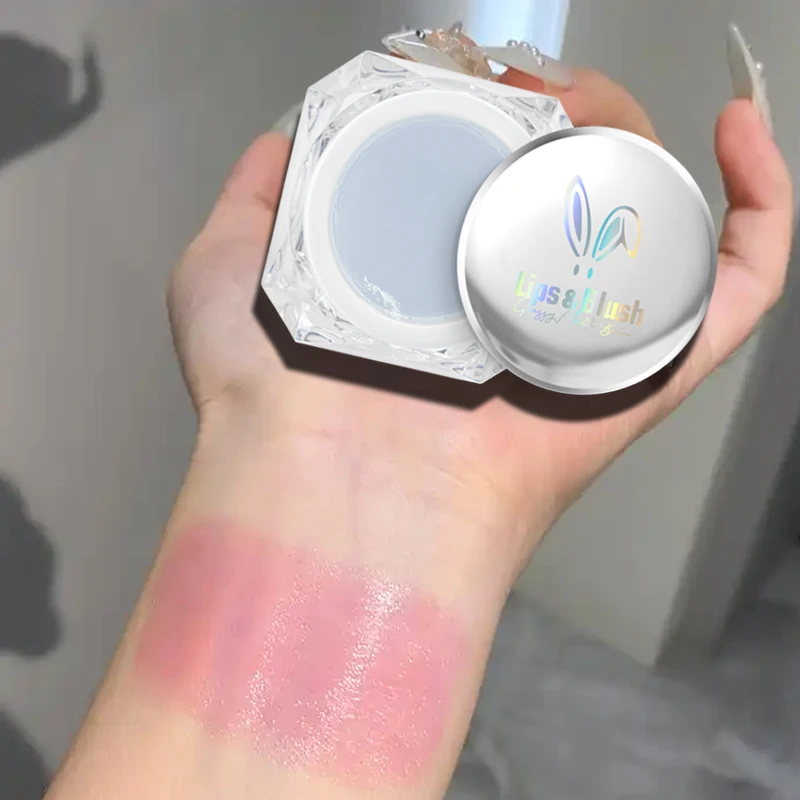 VIOLAHOUSE Lip Balm Color Changing Blush Lip And Cheek Tint Long Lasting Shimmer Pink Lips Cream