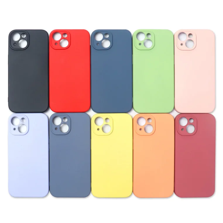 Silicone Gel Rubber Shell Microfiber Cloth Lining Soft TPU Cushion iPhone 15 Case iPhone 11 13 14 15 Pro Max Tradeshow Giveaways