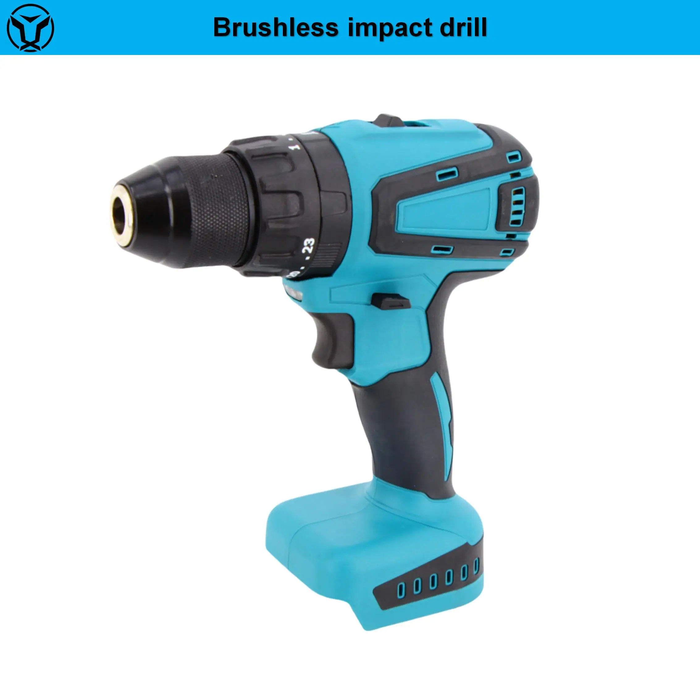 YUTUO 18V 21V max battery powered 3 in 1 set screwdriver Bluetooth speaker brushless cordless impact drill power tool combo kit