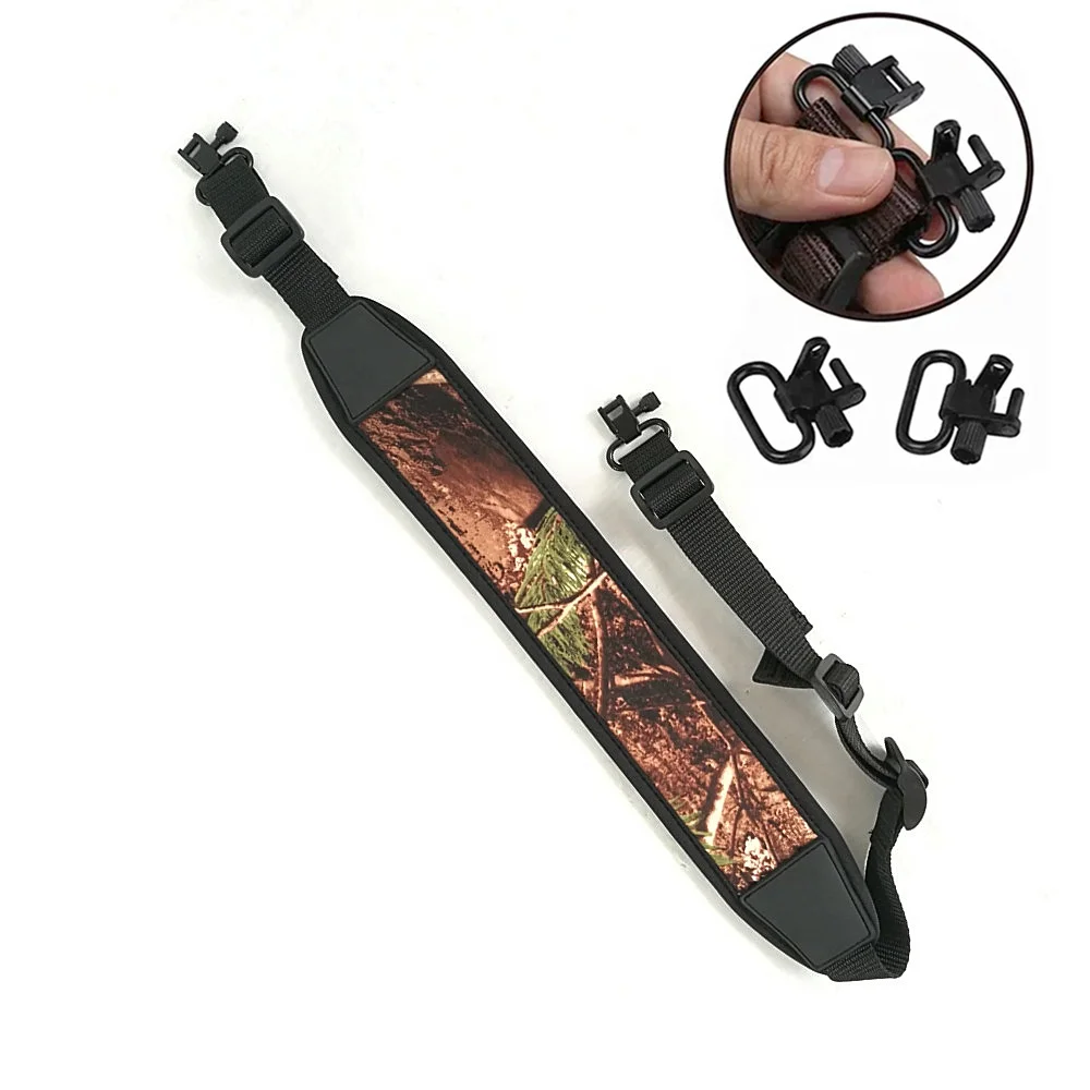 ALFA Neoprene camouflage gun sling with swivels