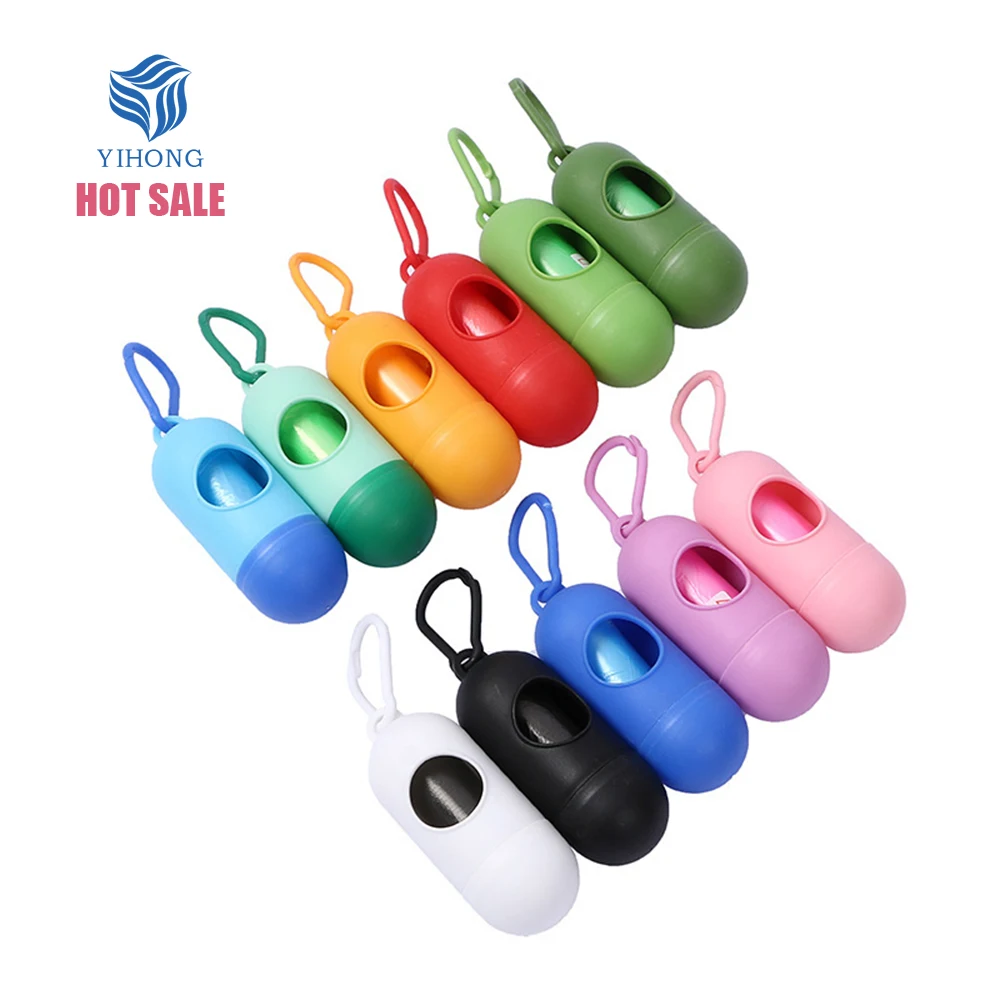 with for Bulk Wholesale Pill Shape Dispenser Print Factory Compostable Biodegradable Plastic Waste Garbage Pet Cat Dog Poop Bag