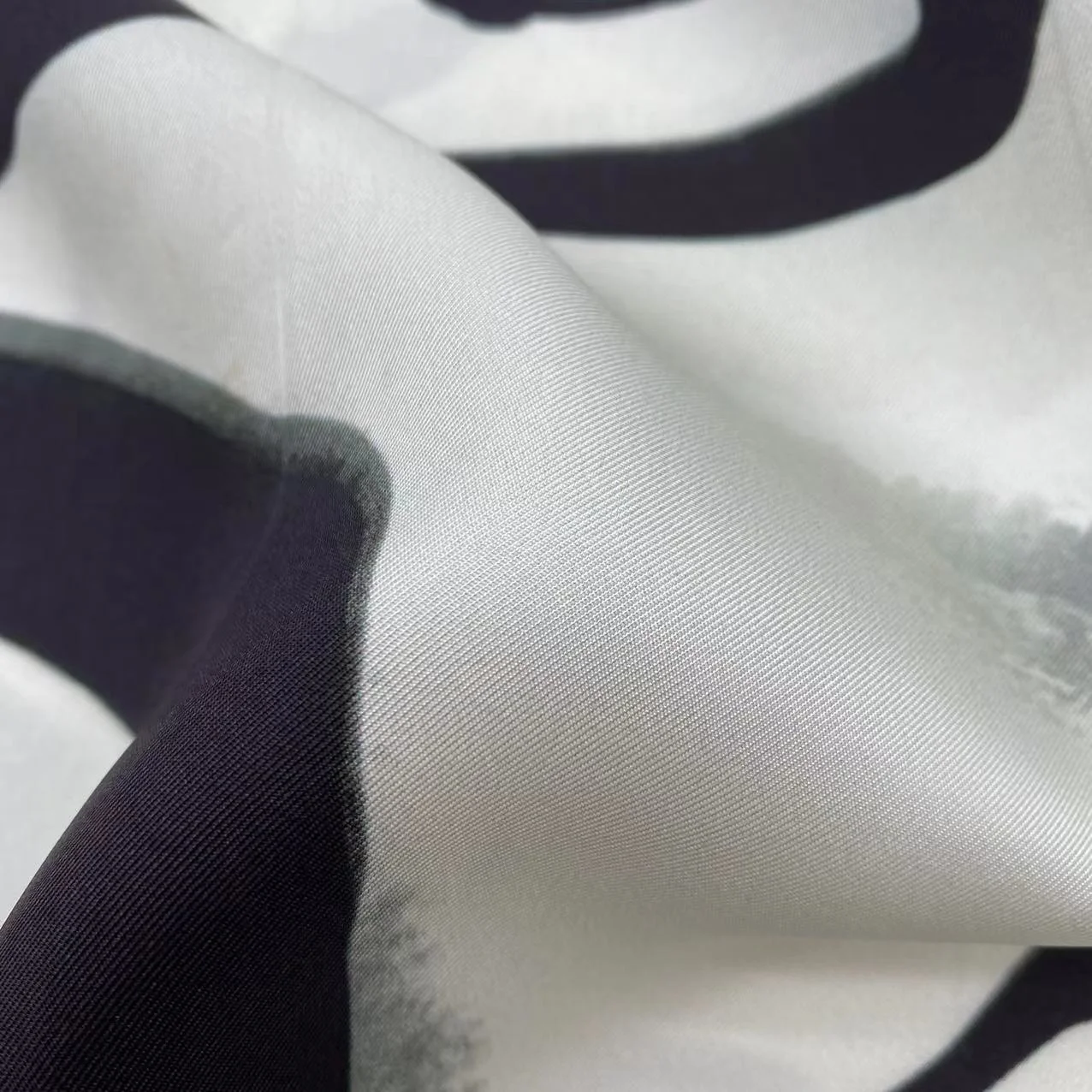 Woven Soft Smooth Printing Solid Color Silk Twill Fabric 100% Silk Organic 16 19 22 25 30mm For Lady Clothing Apparel