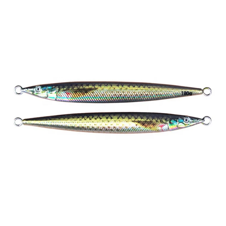 150g 180g Bass Luminous Fishing Slow Jigs With Assist Hooks Metal Jig Offshore Jigging Lures