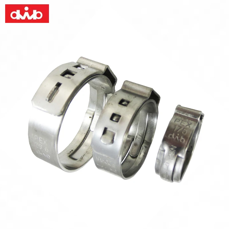 1/2inch 3/4inch 1inch 304 Stainless Steel Single Ear Hose Clamps Replacement for Apollo Valves PXPC34100JR Pinch Clamp