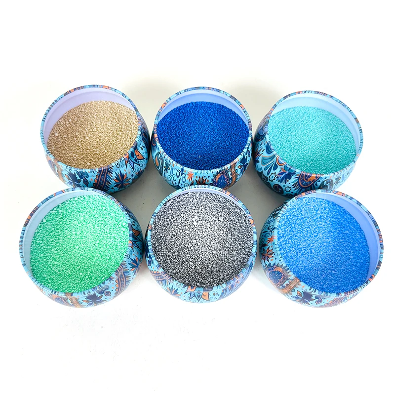 2024 new products natural red beige ivory scented  palm pearl granulated candle sand wax for wedding favor