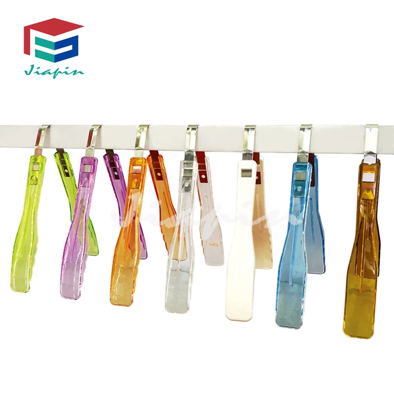 HOT SELL IN STOCK Food Grade PC Plastic Salad Tongs Kitchen Utensil  Bread Ice Salad Plastic Serving Tongs