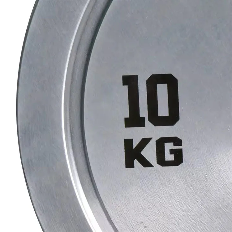 UNIQ Powerlifting Bumper Plate Calibrated Steel with Hard Chromed Weight Plates