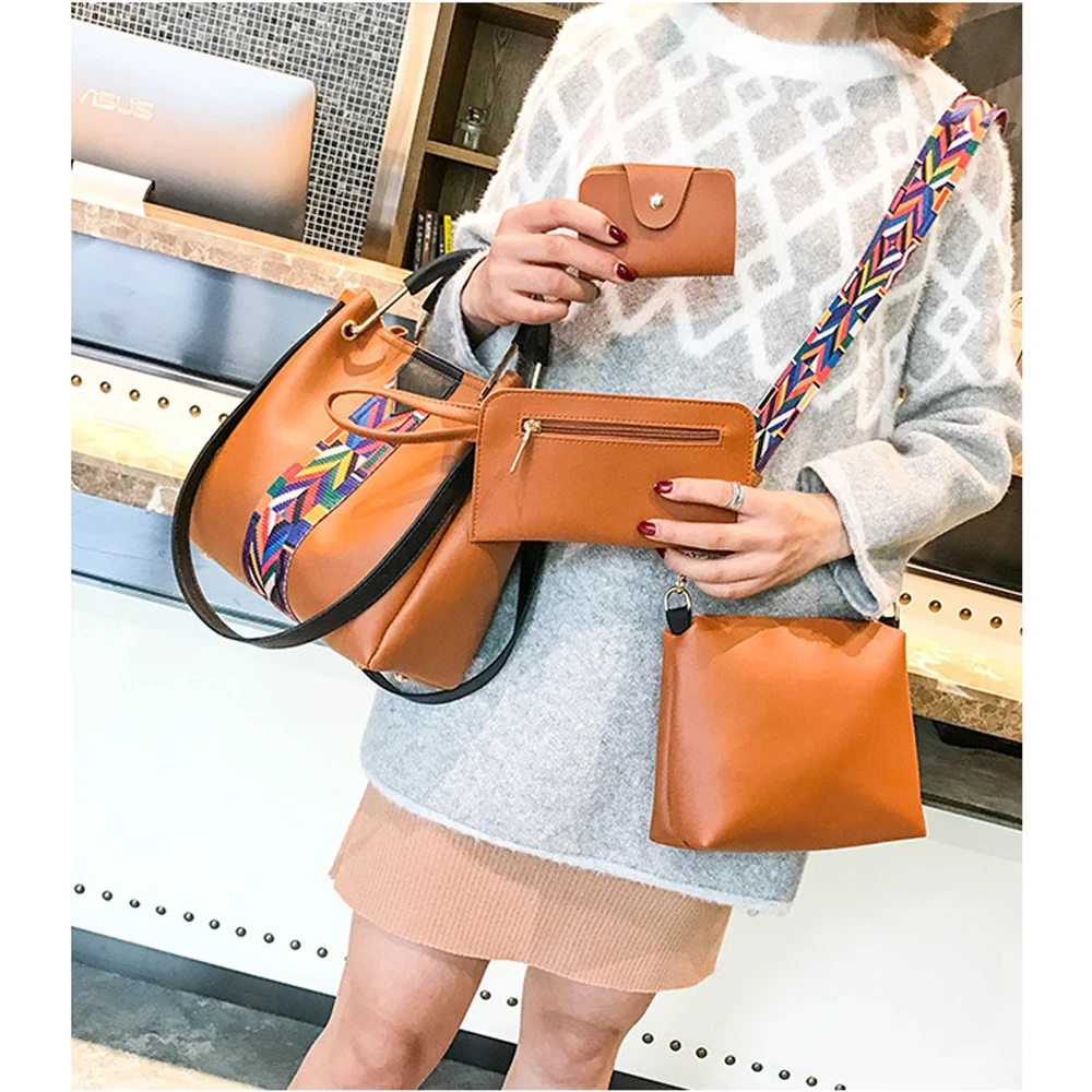2024 New Fashion Handbags Set Large Capacity Shoulder Messenger Women Bags Luxury Design Women Purses and Handbags