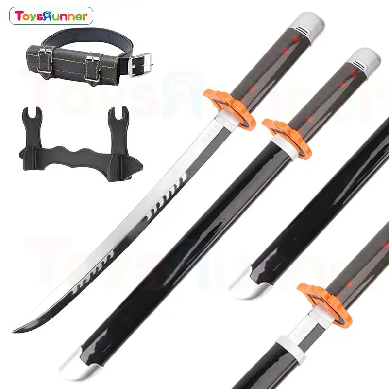 102cm Demon Slayer Sword Katana De Kimetsu No Yaiba Toy Sword Anime Party Cosplay Props Inosuke Zenitsu Tanjiro Wooden Katanas