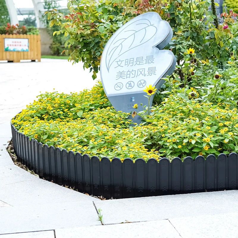 Garden Lawn Edging Grass Lawn Flowerbeds Plant Borders Weatherproof Landscape road safety fence
